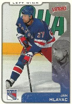 #236 Jan Hlavac - New York Rangers - 2001-02 Upper Deck Victory Hockey