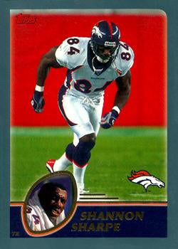 #236 Shannon Sharpe - Denver Broncos - 2003 Topps Football