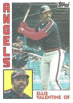 #236 Ellis Valentine - California Angels - 1984 Topps Baseball