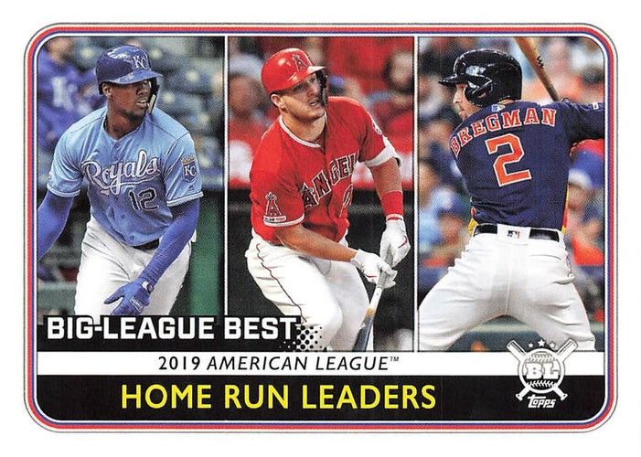 #237 Jorge Soler / Mike Trout / Alex Bregman - Kansas City Royals / Los Angeles Angels / Houston Astros - 2020 Topps Big League Baseball
