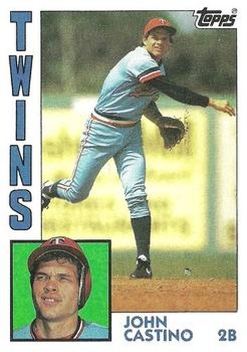#237 John Castino - Minnesota Twins - 1984 Topps Baseball
