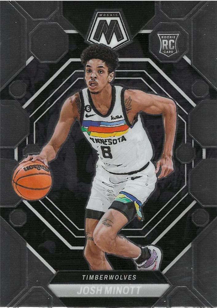 #237 Josh Minott - Minnesota Timberwolves - 2022-23 Panini Mosaic Basketball