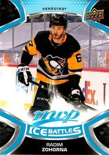 #237 Radim Zohorna - Pittsburgh Penguins - 2021-22 Upper Deck MVP - Ice Battles Hockey