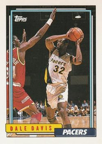#237 Dale Davis - Indiana Pacers - 1992-93 Topps Basketball