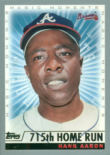 #237d Hank Aaron - Atlanta Braves - 2000 Topps Baseball