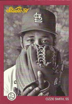 #238 Ozzie Smith - St. Louis Cardinals - 1991 Studio Baseball