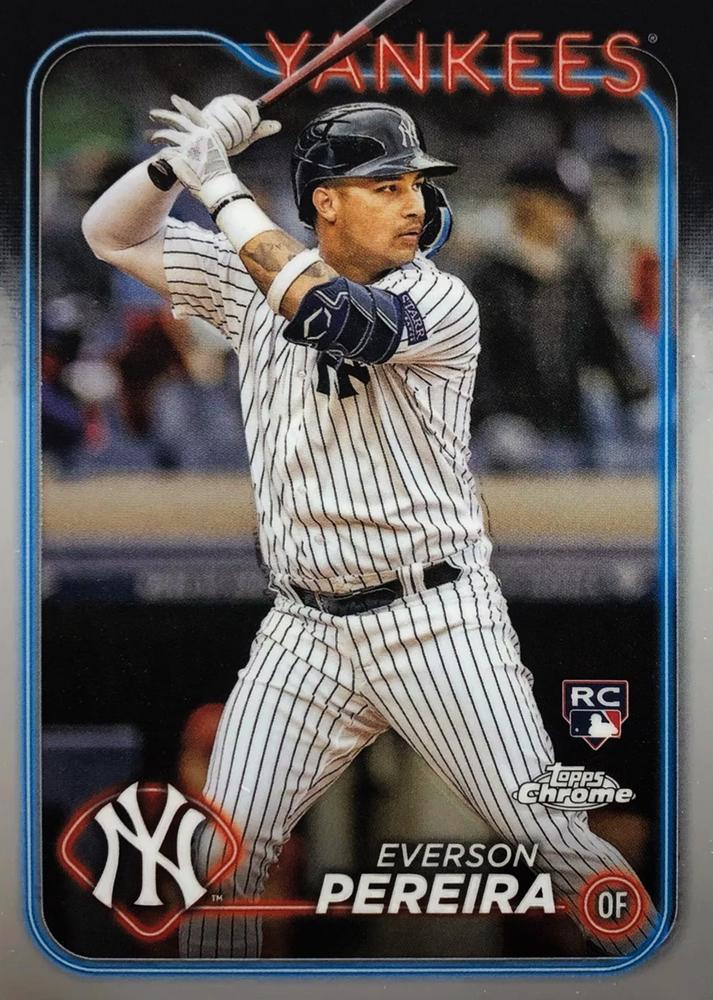 #238 Everson Pereira - New York Yankees - 2024 Topps Chrome Baseball