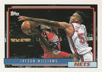 #238 Jayson Williams - New Jersey Nets - 1992-93 Topps Basketball