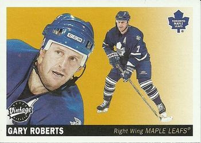 #238 Gary Roberts - Toronto Maple Leafs - 2002-03 Upper Deck Vintage Hockey