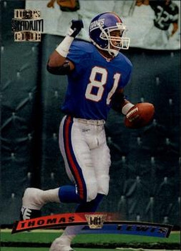 #238 Thomas Lewis - New York Giants - 1996 Stadium Club Football