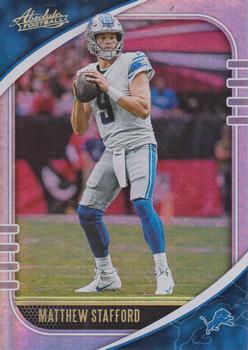 #8 Matthew Stafford - Detroit Lions - 2020 Panini Absolute Football