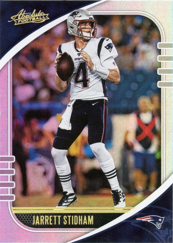 #69 Jarrett Stidham - New England Patriots - 2020 Panini Absolute Football