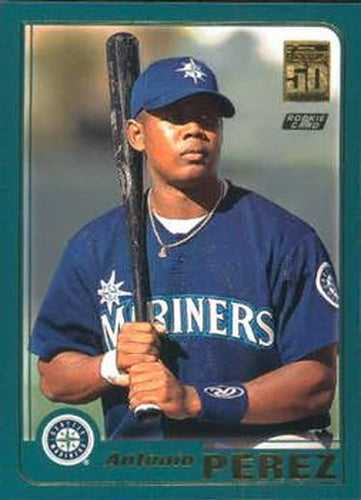 #T239 Antonio Perez - Seattle Mariners - 2001 Topps Traded & Rookies Baseball