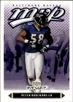 #239 Peter Boulware - Baltimore Ravens - 2003 Upper Deck MVP Football