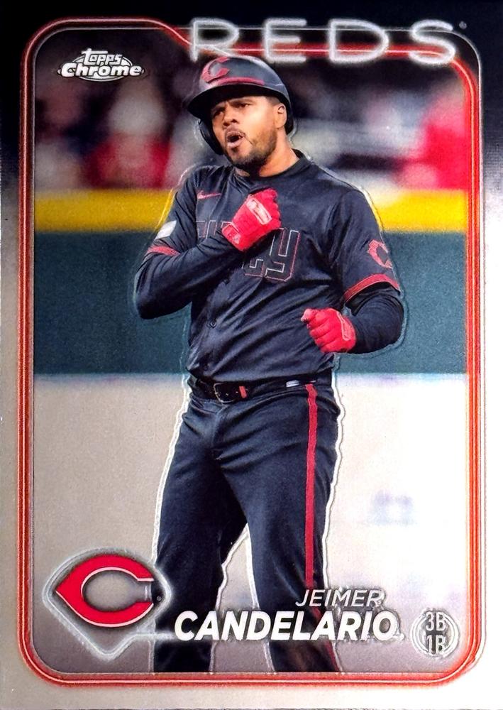 #239 Jeimer Candelario - Cincinnati Reds - 2024 Topps Chrome Baseball