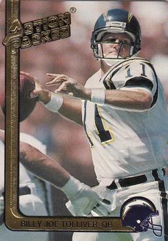 #239 Billy Joe Tolliver - San Diego Chargers - 1991 Action Packed Football