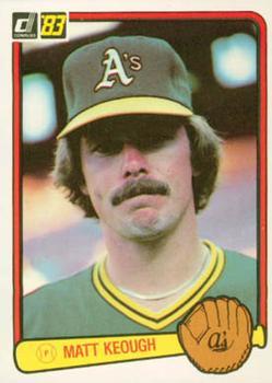 #239 Matt Keough - Oakland Athletics - 1983 Donruss Baseball