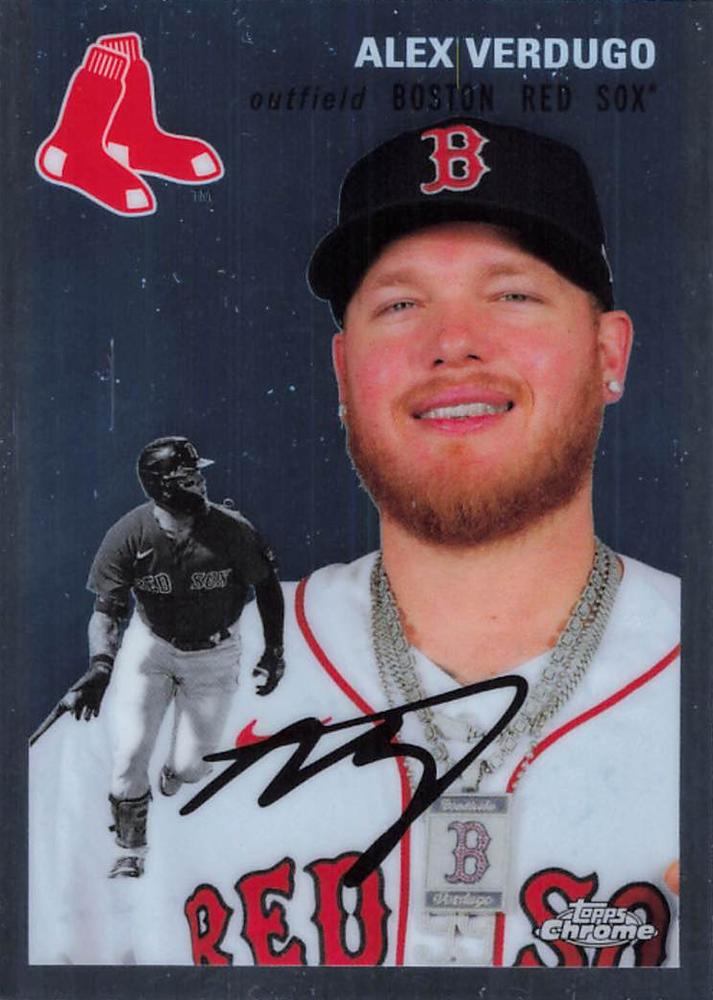 #239 Alex Verdugo - Boston Red Sox - 2023 Topps Chrome Platinum Anniversary Baseball