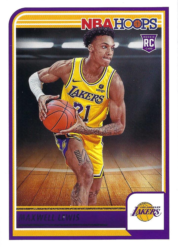 #239 Maxwell Lewis - Los Angeles Lakers - 2023-24 Hoops Basketball