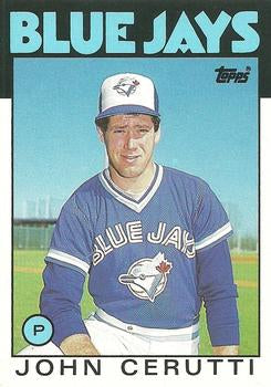 #23T John Cerutti - Toronto Blue Jays - 1986 Topps Traded Baseball