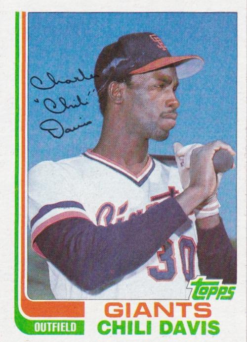 #23T Chili Davis - San Francisco Giants - 1982 Topps Traded Baseball