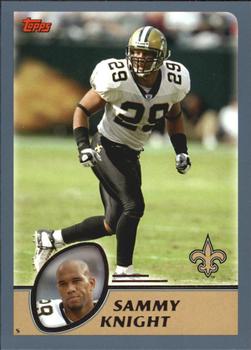 #23 Sammy Knight - New Orleans Saints - 2003 Topps Football
