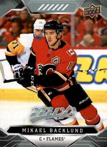 #23 Mikael Backlund - Calgary Flames - 2019-20 Upper Deck MVP Hockey