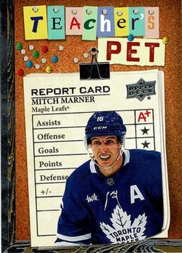 #TP-23 Mitch Marner - Toronto Maple Leafs - 2023-24 Upper Deck - Teacher's Pet Hockey
