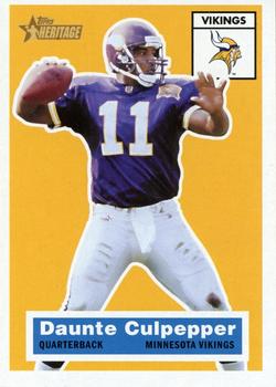 #23 Daunte Culpepper - Minnesota Vikings - 2001 Topps Heritage Football
