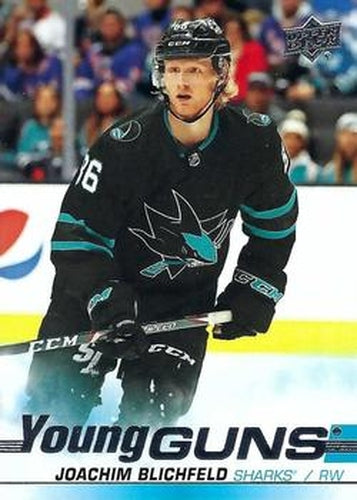 #523 Joachim Blichfeld - San Jose Sharks - 2019-20 Upper Deck Hockey