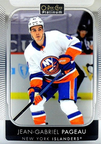 #23 Jean-Gabriel Pageau - New York Islanders - 2021-22 O-Pee-Chee Platinum Hockey
