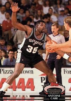 #23 Antoine Carr - San Antonio Spurs - 1992-93 Stadium Club Basketball