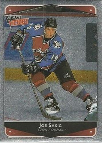 #23 Joe Sakic - Colorado Avalanche - 1999-00 Upper Deck Ultimate Victory Hockey