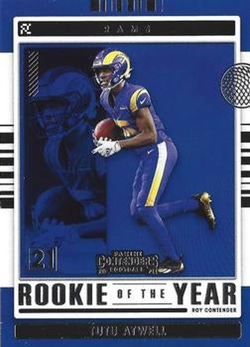 #ROY-TAT Tutu Atwell - Los Angeles Rams - 2021 Panini Contenders - Rookie of the Year Contenders Football