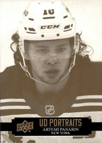 #P-23 Artemi Panarin - New York Rangers - 2021-22 Upper Deck - UD Portraits Hockey