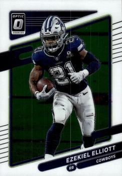 #23 Ezekiel Elliott - Dallas Cowboys - 2021 Donruss Optic Football
