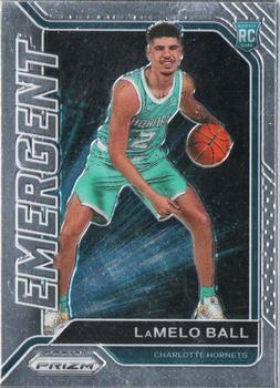 #23 LaMelo Ball - Charlotte Hornets - 2020-21 Panini Prizm - Emergent Basketball