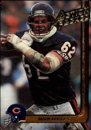 #23 Mark Bortz - Chicago Bears - 1991 Action Packed Football