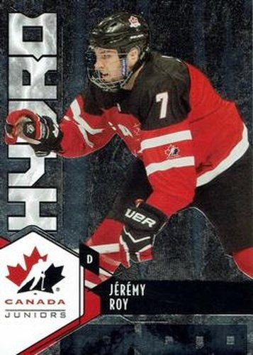 #H-23 Jeremy Roy - Canada - 2015 Upper Deck Team Canada Juniors - Hydro Hockey