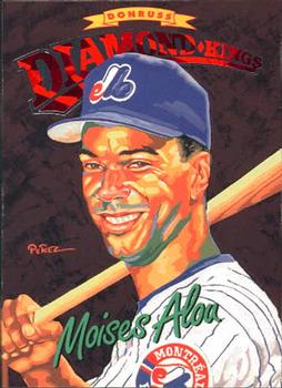 #DK-23 Moises Alou - Montreal Expos - 1994 Donruss - Diamond Kings Baseball