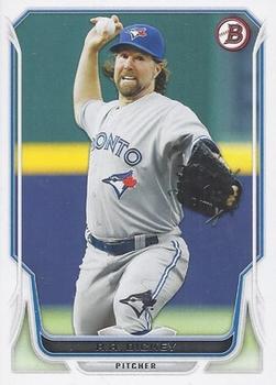 #23 R.A. Dickey - Toronto Blue Jays - 2014 Bowman Baseball