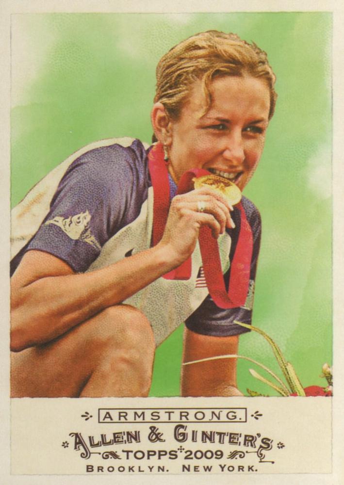 #23 Kristin Armstrong - 2009 Topps Allen & Ginter Baseball