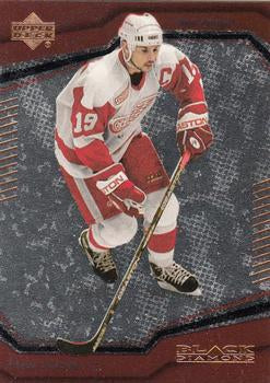 #23 Steve Yzerman - Detroit Red Wings - 2000-01 Upper Deck Black Diamond Hockey