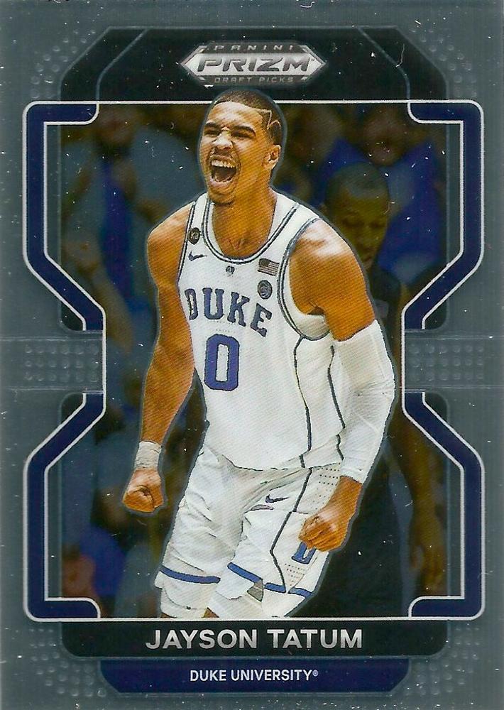 #23 Jayson Tatum - Duke Blue Devils - 2022 Panini Prizm Draft Picks Basketball
