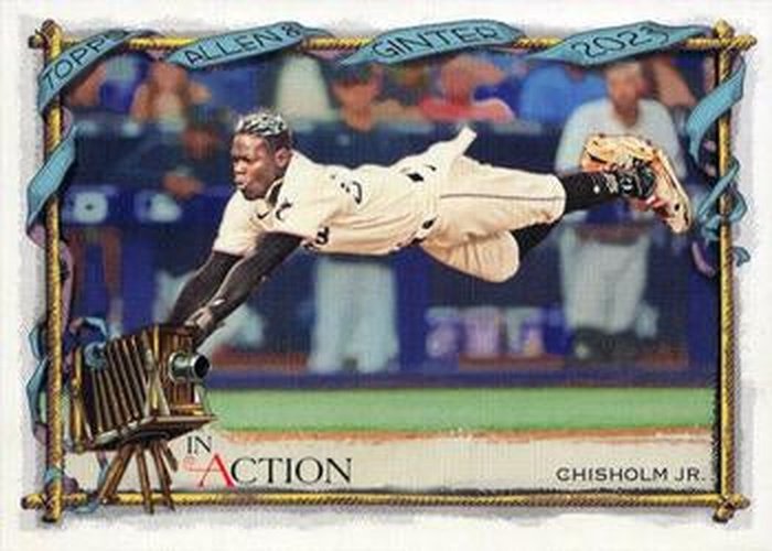 #23b Jazz Chisholm Jr. - Miami Marlins - 2023 Topps Allen & Ginter Baseball