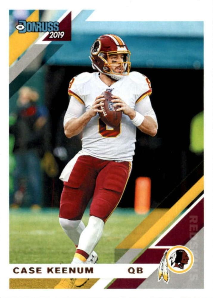#240 Case Keenum - Washington Redskins - 2019 Donruss Football