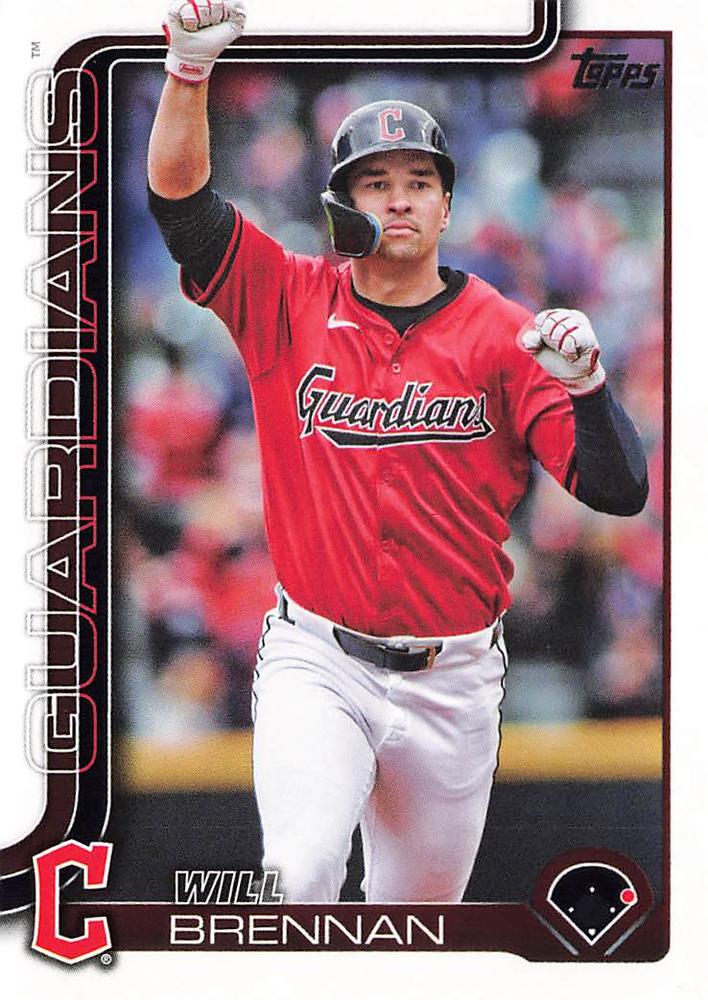 #240 Will Brennan - Cleveland Guardians - 2025 Topps Baseball