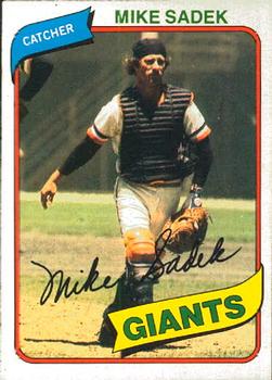 #240 Mike Sadek - San Francisco Giants - 1980 O-Pee-Chee Baseball
