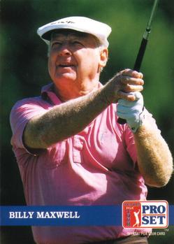 #240 Billy Maxwell - 1992 Pro Set PGA Tour Golf