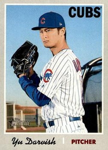 #240 Yu Darvish - Chicago Cubs - 2019 Topps Heritage Baseball